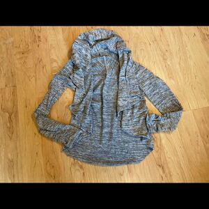 Athleta grey cardigan sweater 